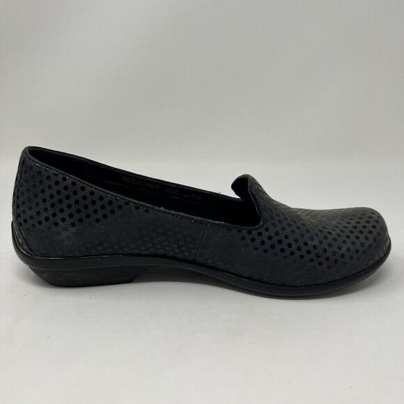 Dansko Olivia Slip On Shimmer Polka Dot Flats Loafers Black EU 37 Women’s Size 7 - Picture 6 of 11